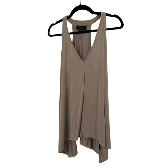 Anthropologie COA Recline V-neck Tank Top - Brown - Size L - Picture 4 of 9